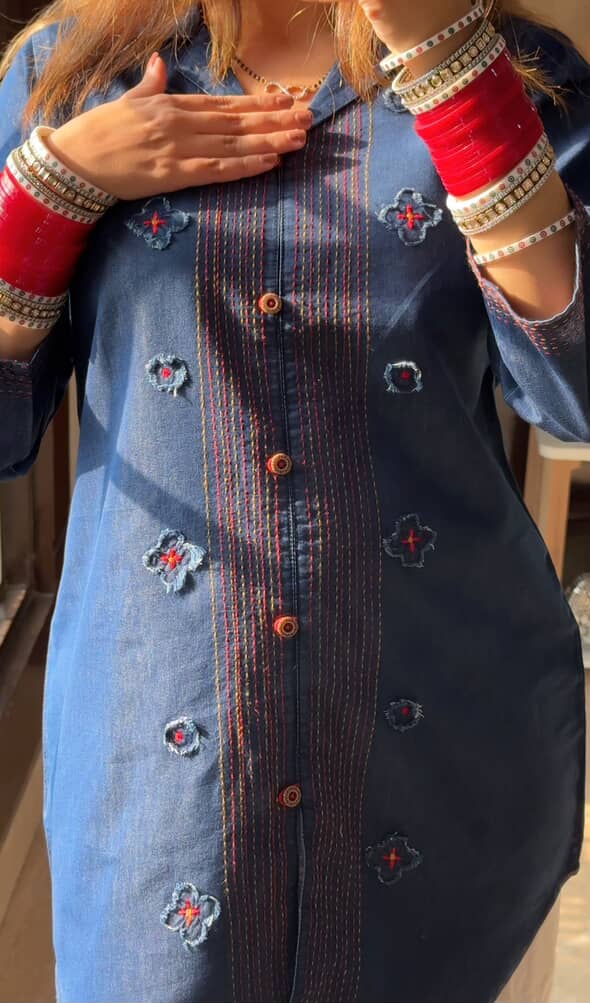 Indira Denim Kurti (Women)