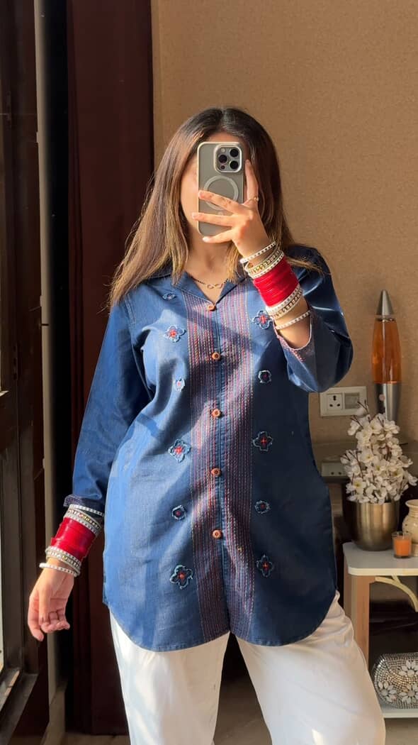 Indira Denim Kurti (Women)