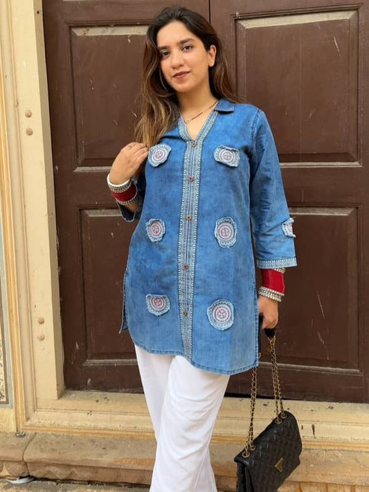 Mastani Denim Kurti (Women)