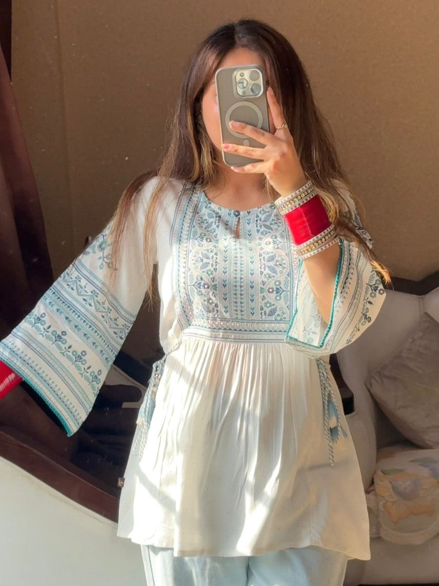 Neer Flared Kurti (Women)