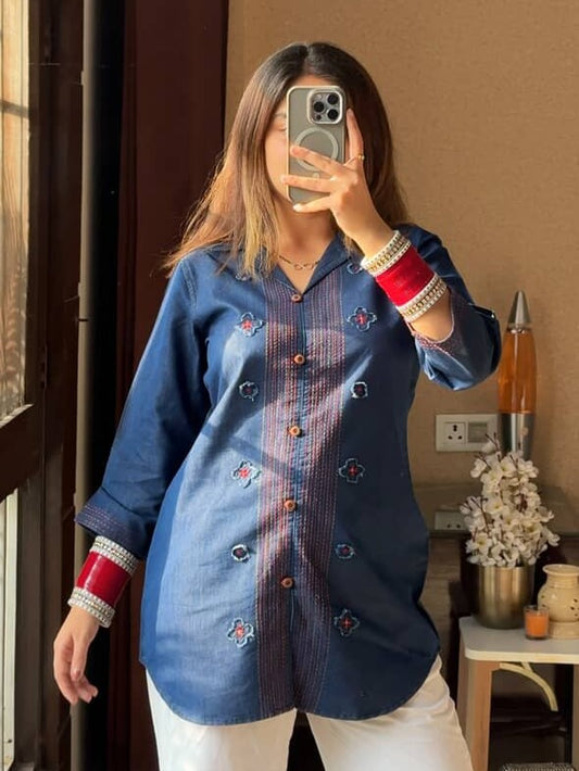 Indira Denim Kurti (Women)