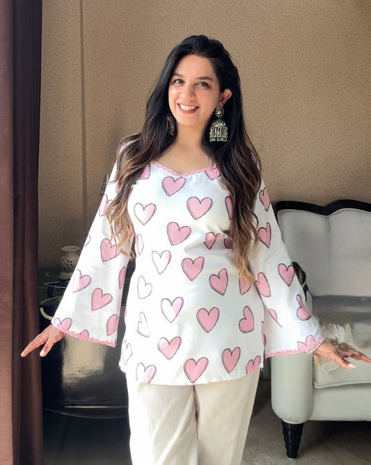 Ishq Short Kurti (Women)