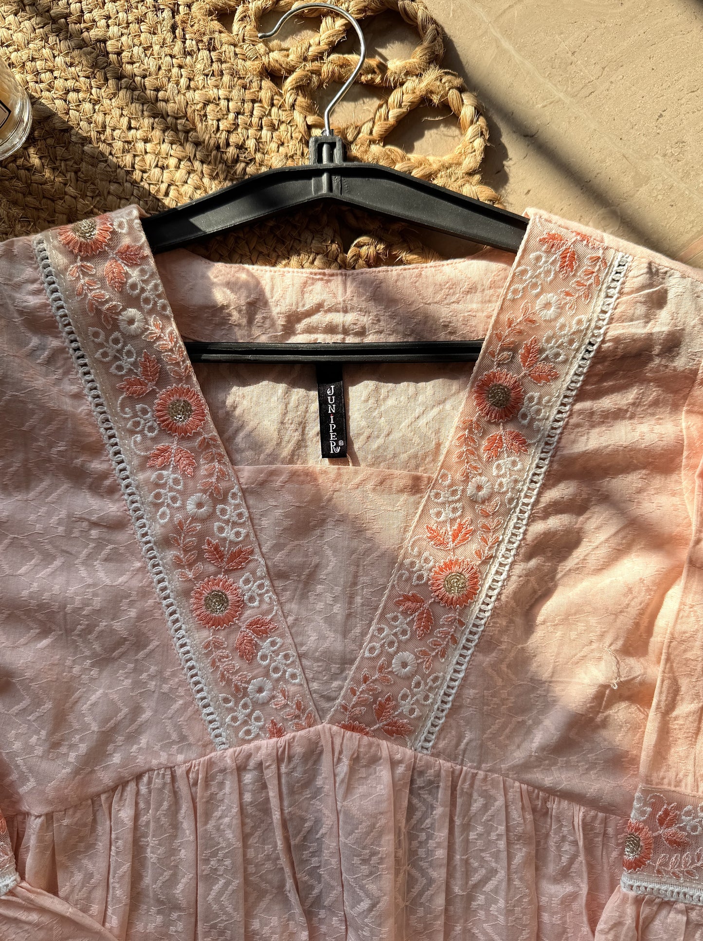 Blush Breeze Flared Kurti (Women)