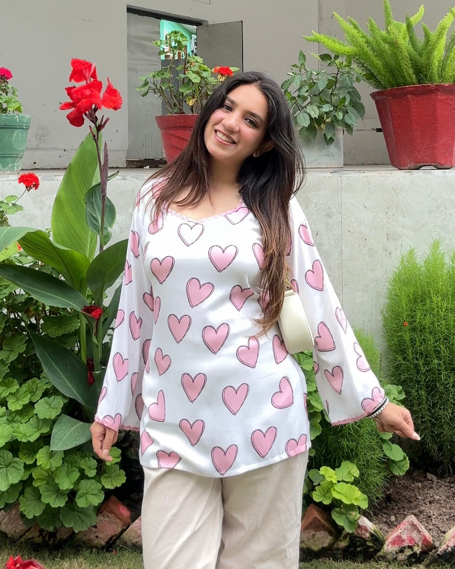 Ishq Short Kurti (Women)