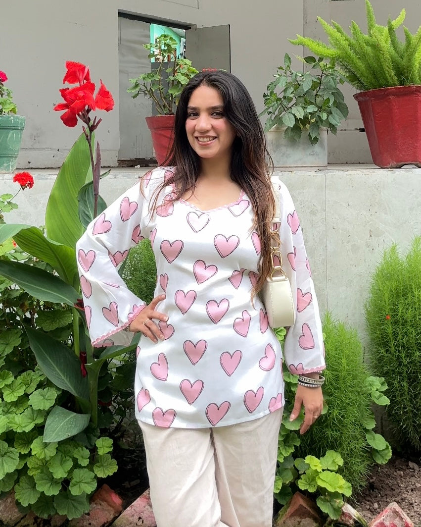 Ishq Short Kurti (Women)