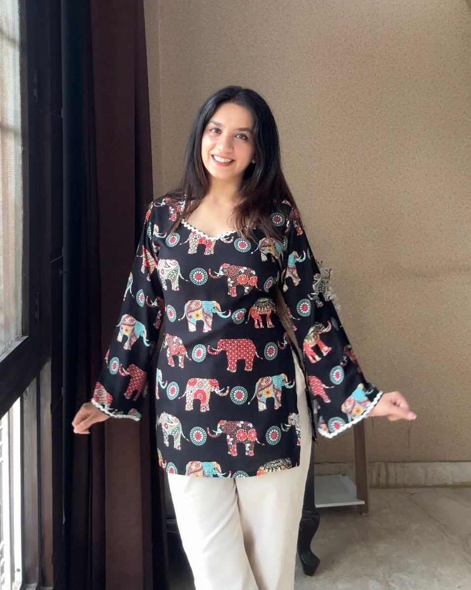 Gajra Short Kurti (Women)