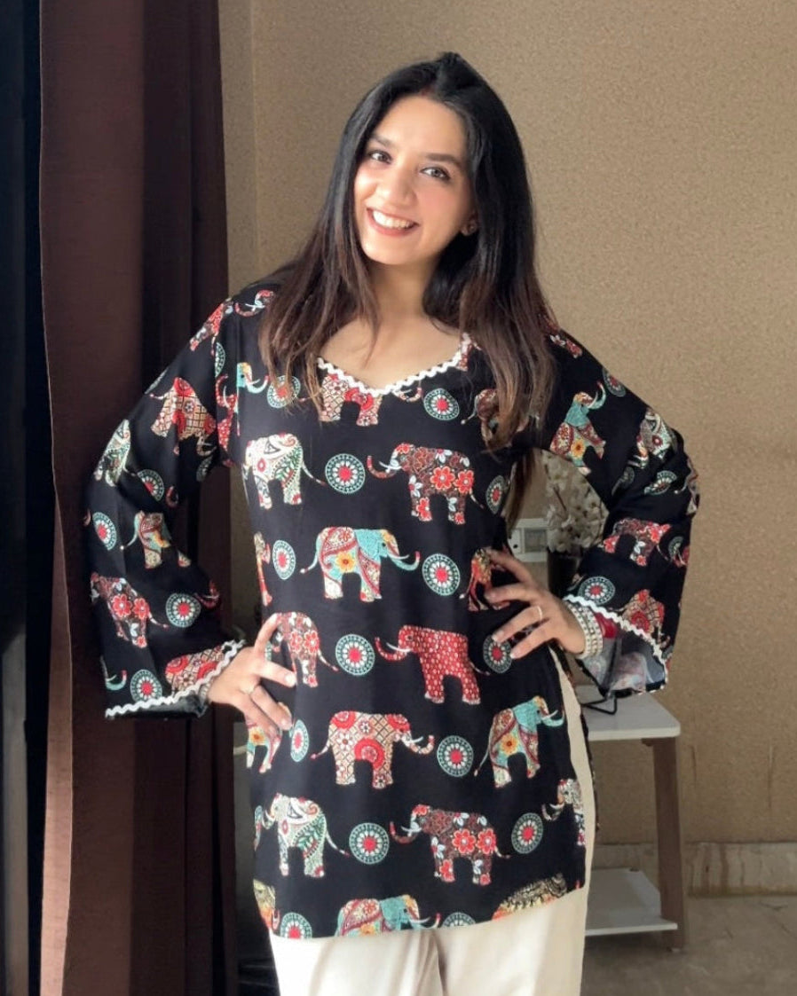 Gajra Short Kurti (Women)