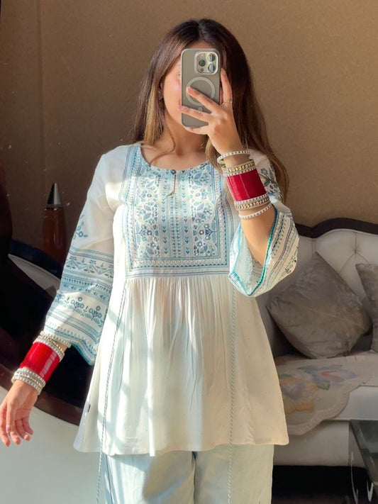 Neer Flared Kurti (Women)